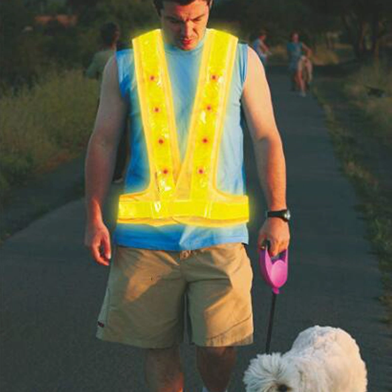 Brilliant-Dragon Safety Police Reflective Strap LED Running Reflective Jacket