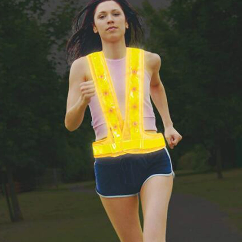 Brilliant-Dragon Safety Police Reflective Strap LED Running Reflective Jacket