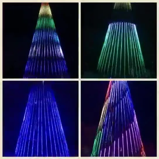 Decorazione natalizia all'ingrosso Illuminazione a LED Grande albero di Natale artificiale gigante